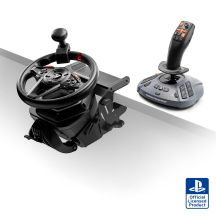 Thrustmaster T128 SimTask Farming Pack Black Steering Wheel + Pedals + Gear Shifter PC, PlayStation 4, PlayStation 5
