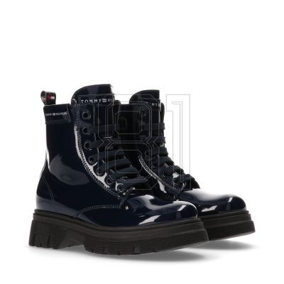 6. Tommy Hilfiger Lace Up Bootie Blue W T4A5-33040-0775800-800