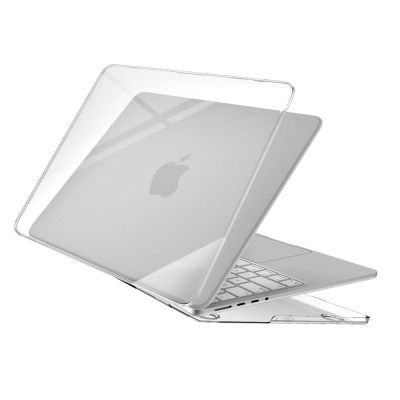 4. Tech-Protect Softshell Case for MacBook Pro 14" 2021 / 2023 / 2024 / 2025 / 2026 - Transparent