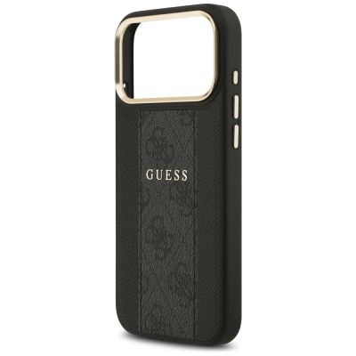 6. Guess 4G Stripe MagSafe case for iPhone 17 Pro Max - black