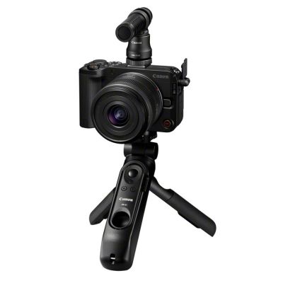 4. Canon 24.2 MP camera with image stabilization, ISO 32000, Wi-Fi, APS-C, black