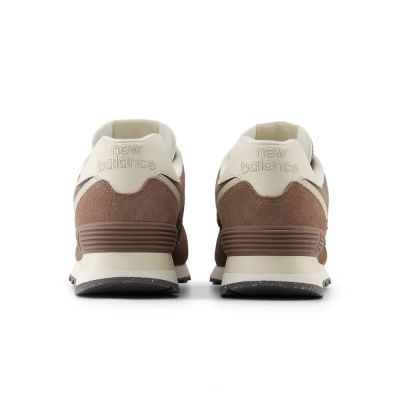 14. New Balance WL574 lifestyle brown women's sneakers (WL574RTS)