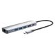 Manhattan 153959 Wired Docking Station USB 3.2 Gen 1 (3.1 Gen 1) Type-C Silver