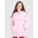 Oversized sweatshirt with hood, unzipped, for girls, 4F 4FJRAW25TSWSF2429-56S