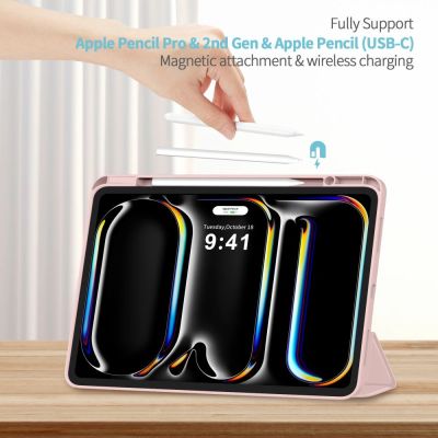 7. Tech-Protect SC Pen Case for iPad Pro 13” 7 / 8 / 2024-2025 - Pink