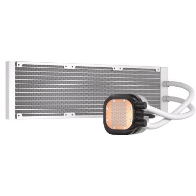 8. CORSAIR NAUTILUS 360 ARGB White, 360mm Radiator, Liquid CPU Cooler