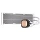 8. CORSAIR NAUTILUS 360 ARGB White, 360mm Radiator, Liquid CPU Cooler