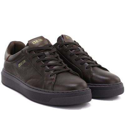4. Brown Leather Men’s Sneakers Big Star UU174292