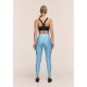 4. CASALL Women's Overlap High Waist Tights Training Leggings, Blue