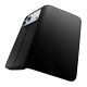 9. Puro Wallet Stand Case for iPhone 17 Pro Made of Eco-Leather, with a Flap, Wallet, and Stand Function - Black