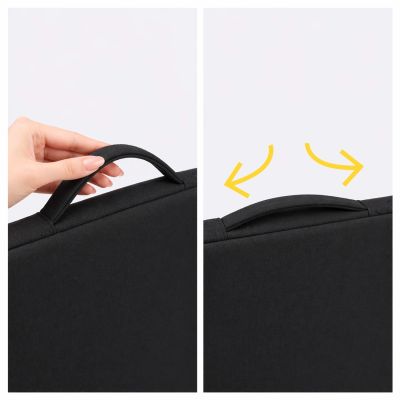 6. Wozinsky WTNP-17B 17" Laptop Bag with Retractable Handle - Black