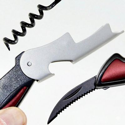 15. REDCLIFFS RED MULTI POCKET KNIFE BOTTLE OPENER