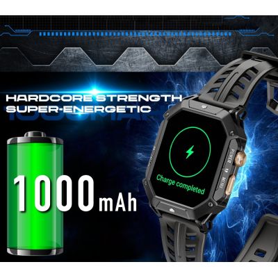 6. Men's Smartwatch Rubicon RNCF24-1 BLACK