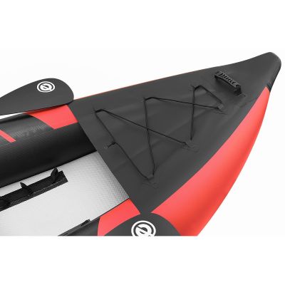 33. 2-PERSON KAYAK SET 385x96x42CM LAMINATED PVC 200KG ENERO