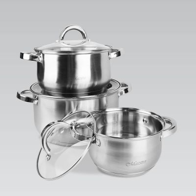 3. 6-piece pot set MR-2120-6L MAESTRO