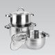 3. 6-piece pot set MR-2120-6L MAESTRO