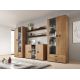 8. Shelf 125cm (2 pcs) SOHO lefkas oak + black