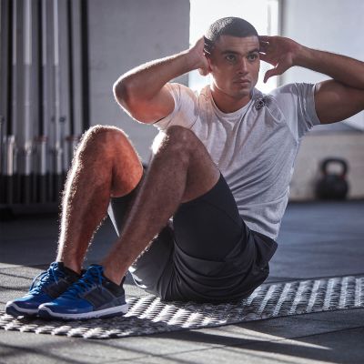 15. Adidas Textured Training Mat ADMT-13232GR