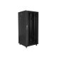 Lanberg FF01-6627-12B Rack Cabinet (27U; 19''; 1390mm / 600mm / 600 mm; floor-standing; Glass; 800 kg; black)