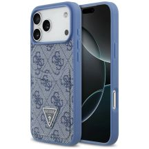 Guess 4G nauble Card Triange Case for iPhone 18 Pro Max / 17 Pro Max – blue