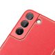 6. Dux Ducis Yolo elegant cover made of ecological leather for Samsung Galaxy S22 + (S22 Plus) red