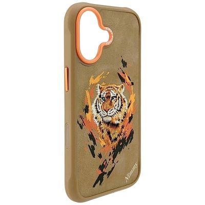 5. Nimmy Tiger MagSafe case for iPhone 17 - light brown