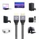 5. Wozinsky HDMI 2.1 Cable 8K 60 Hz 48 Gbps / 4K 120 Hz / 2K 144 Hz 2 m Silver (WHDMI-20)