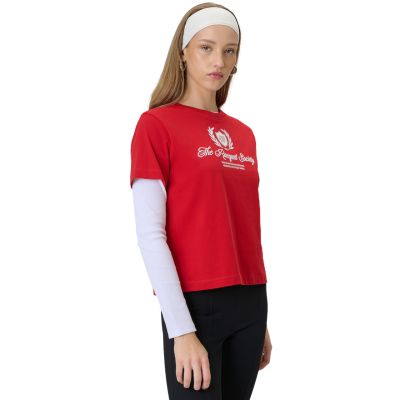 4. Women's T-shirt 4F F2738 red 4FWSS26TTSHF2738 62S