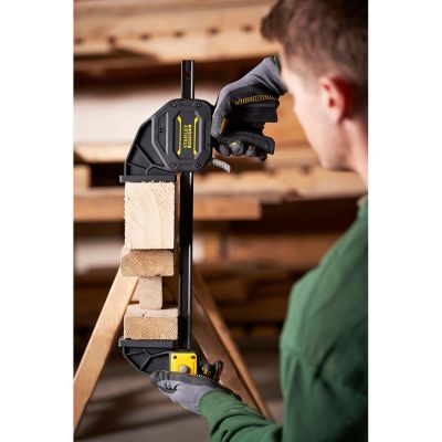 6. Stanley FATMAX XL Carpenter's Clamp 60 cm Black, Yellow
