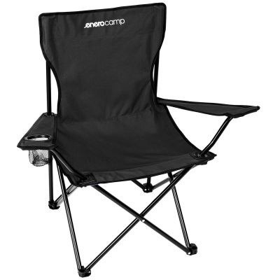 6. FOLDING CAMPING CHAIR 50X50X80CM BLACK