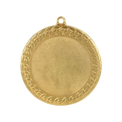 6. Gold medal with space for a 50 mm emblem - steel medal