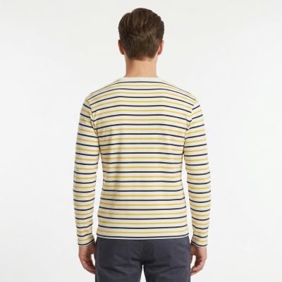 4. Men's Longsleeve Wood Wood Mel stripe Off sweatshirt -10235404-2323