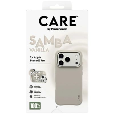 5. CARE by PanzerGlass Fashionable Samba MagSafe Case for iPhone 17 Pro - Gray