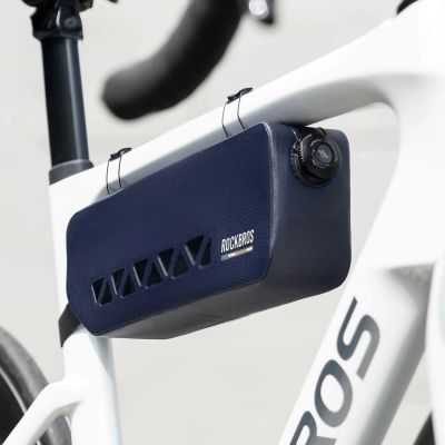 3. Rockbros AS-140 ROAD TO SKY waterproof frame bag 1.7 l - blue