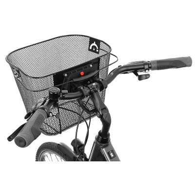 9. FRONT BICYCLE BASKET CLICK-MOUNTED BLACK