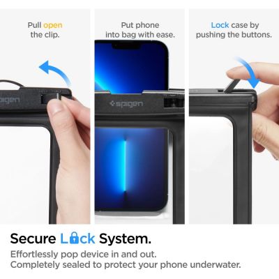 13. Spigen Aqua Shield A601 case waterproof IPX8 - black