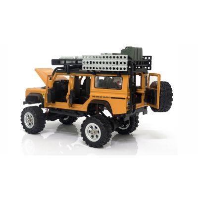 3. Remote Control Car Amewi RC Car D90X28 Crawler 4WD Li-Po 300mAh Battery Yellow Age 8+