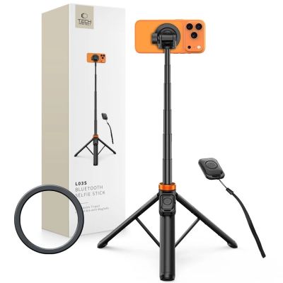 9. Selfie stick Tech-Protect L03S MagSafe Bluetooth Selfie Stick Tripod - black