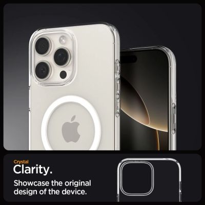 9. Spigen Liquid Crystal Mag MagSafe iPhone 16 Pro Case - Clear