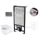 6-in-1 concealed toilet set