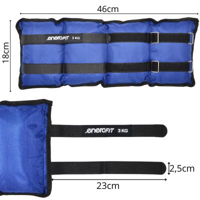 10. ENERO FIT JOINT WEIGHT 6KG (2x3KG) BLUE