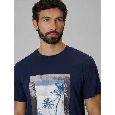 3. Men's regular printed T-shirt 4F 4FWSS26TTSHM3034-31S