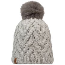 Buff Knitted Fleece Caryn Beanie 13674301410 Szare One size