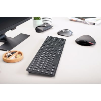 10. CHERRY KW 9100 SLIM Keyboard Universal RF Wireless + Bluetooth QWERTZ German Black