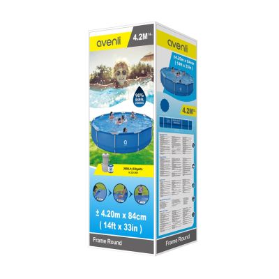 10. AVENLI frame pool round 427x84 set