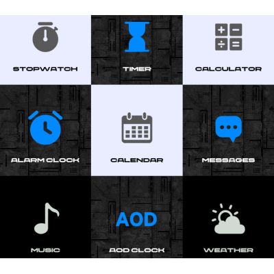 12. Men's Smartwatch Rubicon RNCF24-1 BLACK