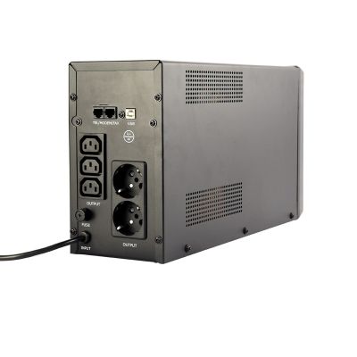 3. ENERGENIE UPS AVR 2000VA LCD, 3x C13, 2x SCHUKO, USB, RJ45