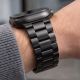9. Tech-Protect Stainless Bracelet for Apple Watch 44 / 45 / 46 / 49 mm – Black
