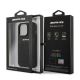 8. AMG AMHCP13LOSDBK iPhone 13 Pro / 13 6.1" black/black hardcase Leather Curved Lines
