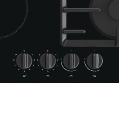 3. GORENJE GCE691BSC gas-ceramic hob 60 cm | 4 ceramic zones + 1 gas burner | electric ignition | black
